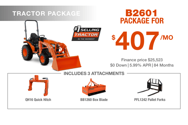 B2601 Tractor Package